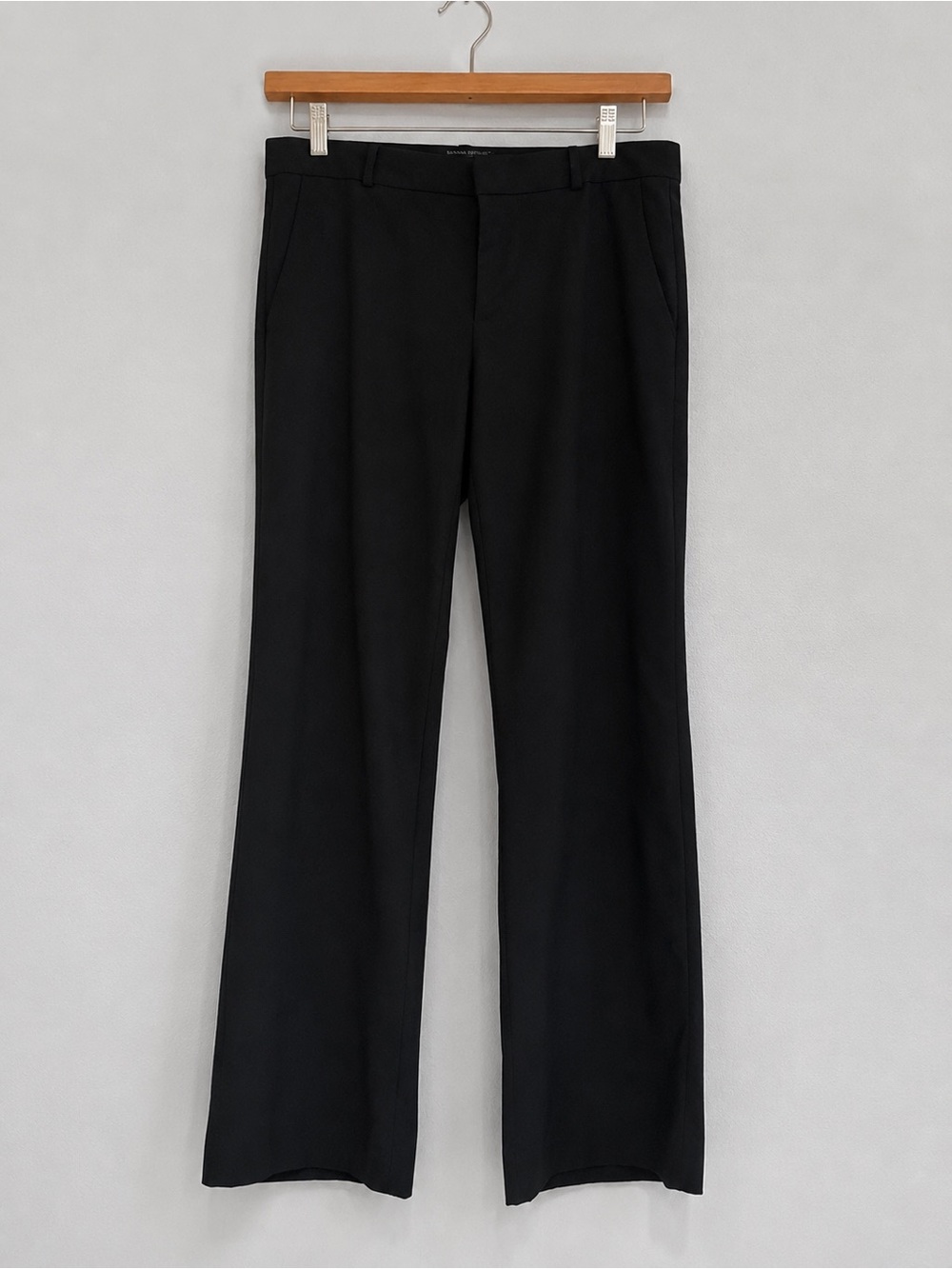 Banana Republic Logan Black Dress Pants Women’s Size 10 Straight Leg Career